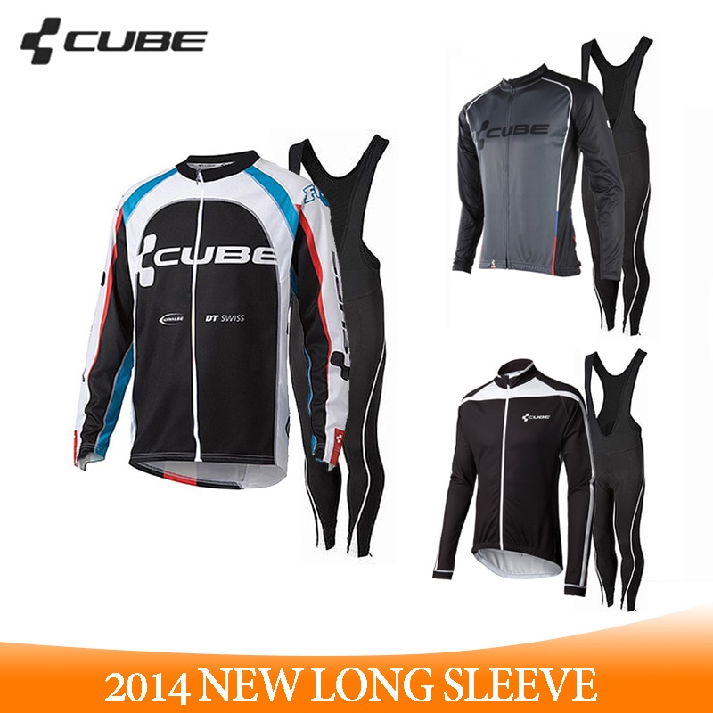 2014 cube cycling jersey long cycling clothing sport ropa ciclismo mtb bike maillot ciclismo bicycle cycling clothes China